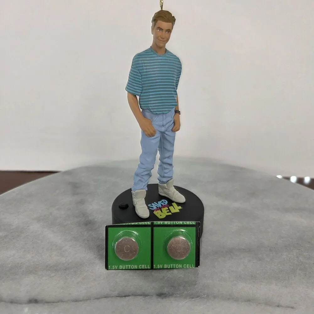 Hallmark Keepsake Zack Morris Saved By The Bell Ornament 2023 Christmas TV Show